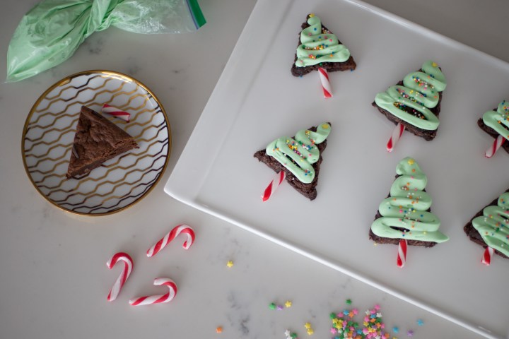 COOKING WITH KIDS: Christmas Tree&nbsp;Brownies