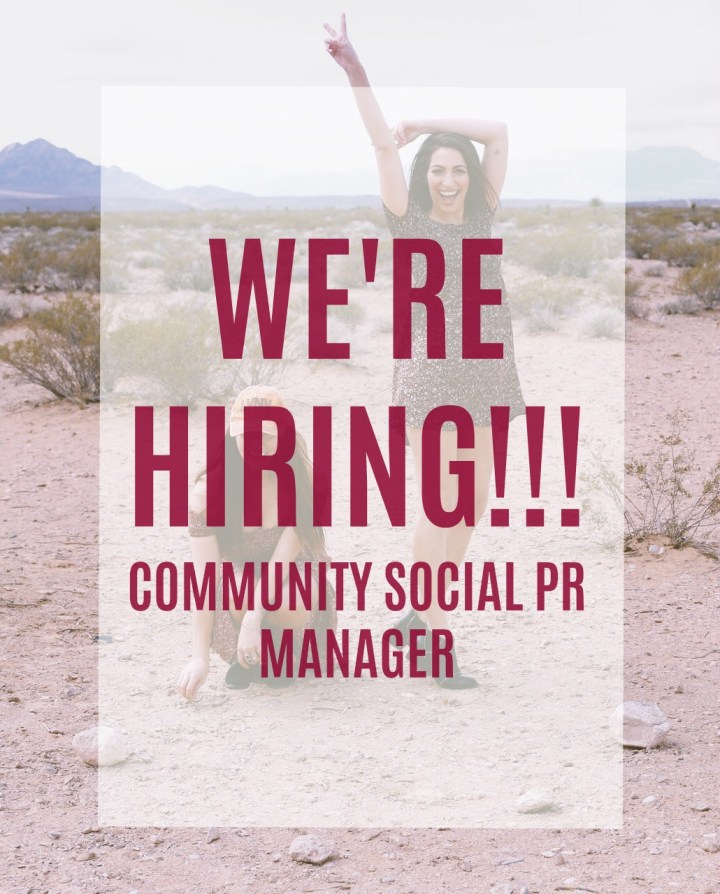 SHOP TALK: WE’RE&nbsp;HIRING!