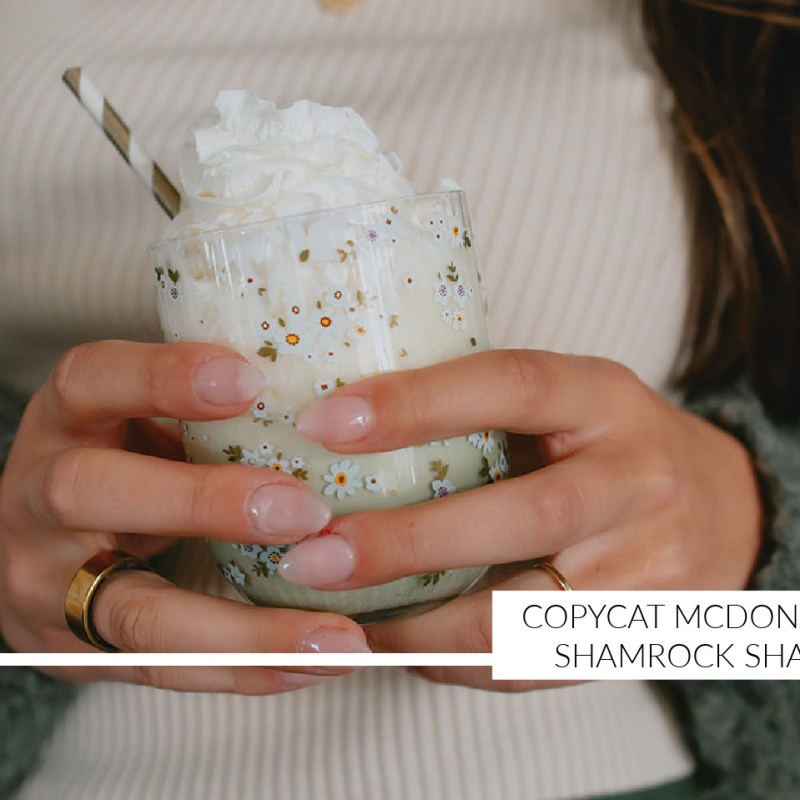 ADULT + KIDS SIPS: Copycat McDonald’s Shamrock&nbsp;Shake