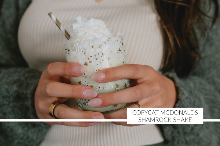 ADULT + KIDS SIPS: Copycat McDonald’s Shamrock&nbsp;Shake